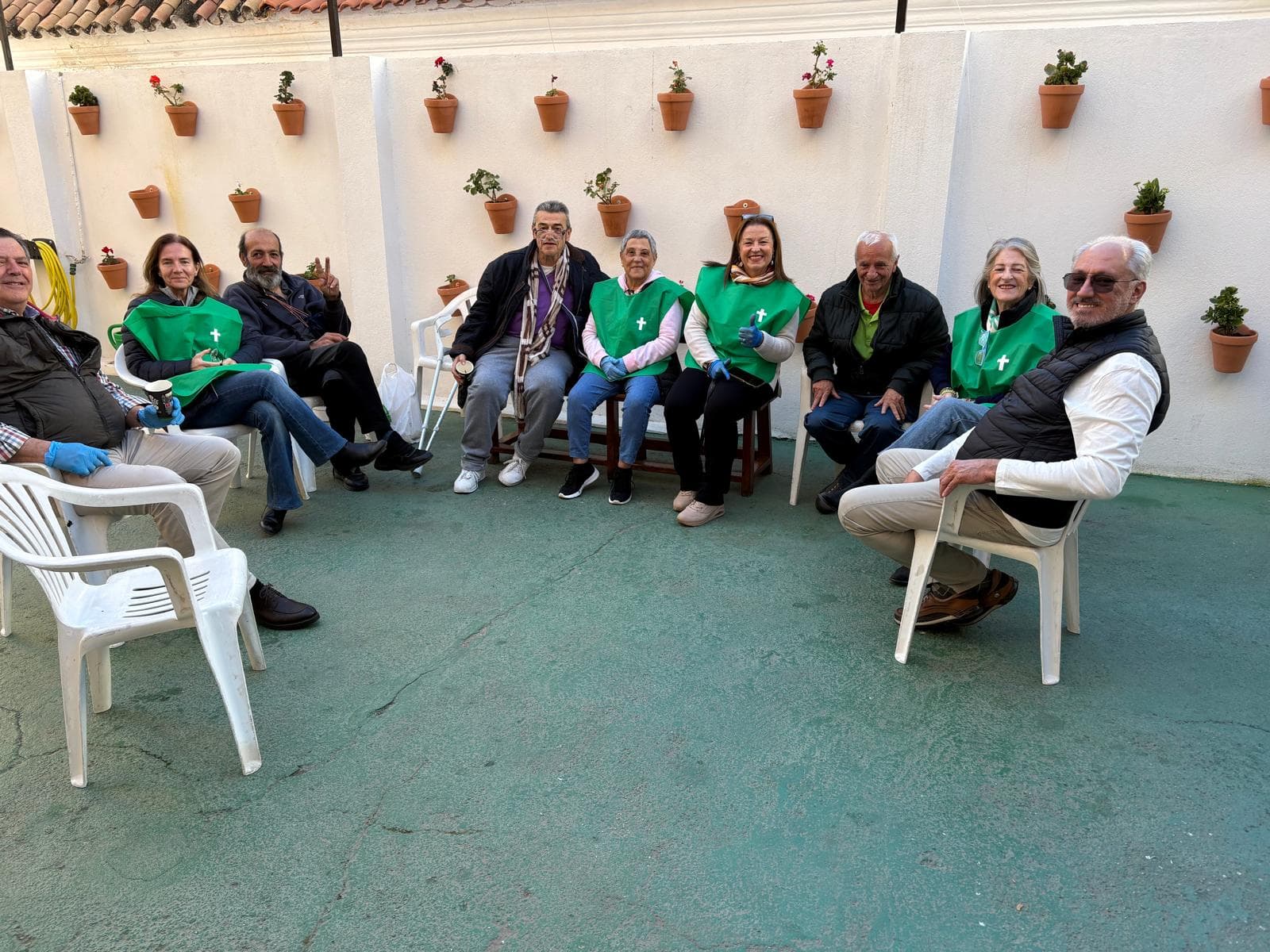 Voluntarios de la Casa de la Esperanza